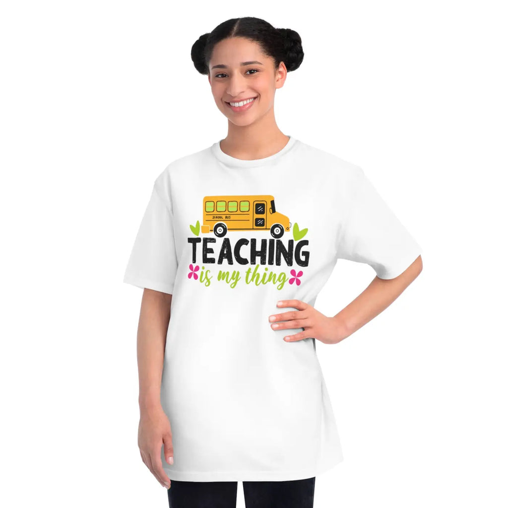 Organic Unisex Classic T Shirt - Teacher Pride Design - DipaliZ