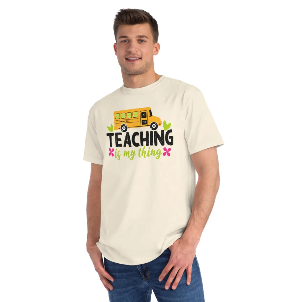 Organic Unisex Classic T Shirt - Teacher Pride Design - DipaliZ