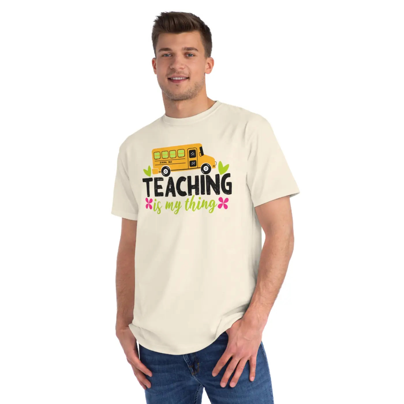 Organic Unisex Classic T Shirt - Teacher Pride Design - DipaliZ