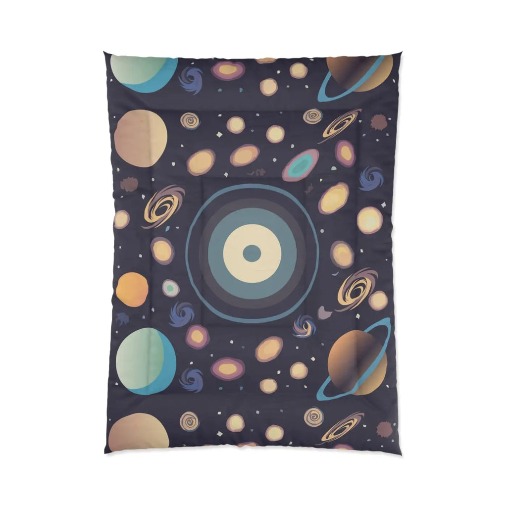 Starry Universe Quilt - Cosmic Bedding for Women - DipaliZ