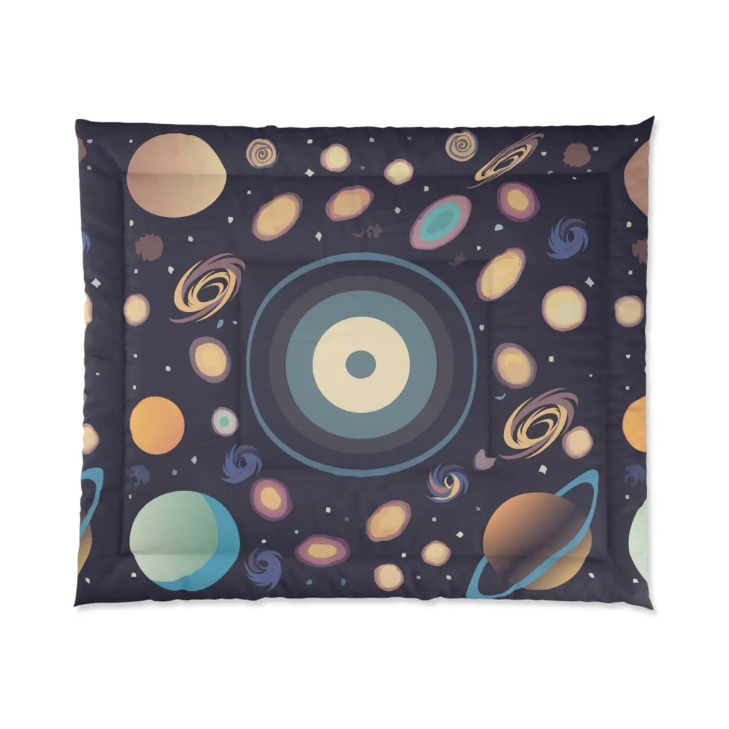 Starry Universe Quilt - Cosmic Bedding for Women - DipaliZ