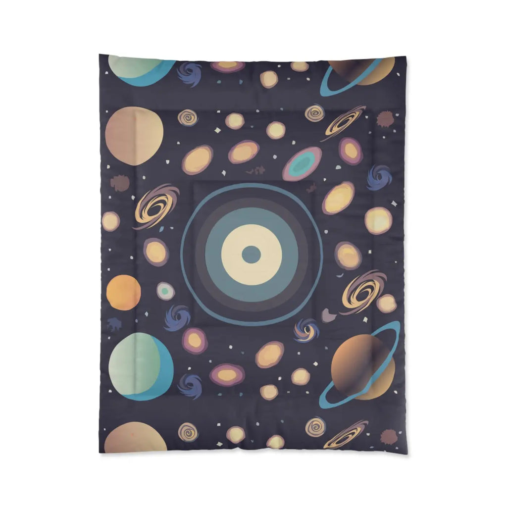 Starry Universe Quilt - Cosmic Bedding for Women - DipaliZ