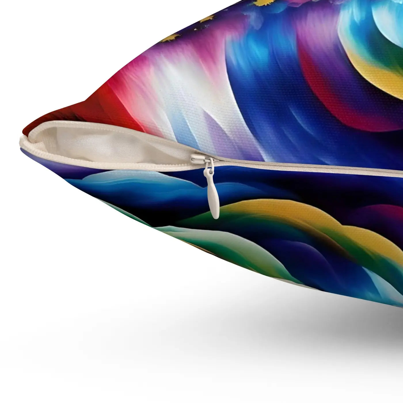 Vibrant Background Polyester Square Pillow - Modern Decor - DipaliZ