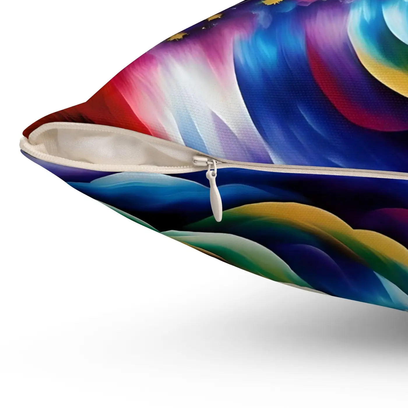 Vibrant Background Polyester Square Pillow - Modern Decor - DipaliZ