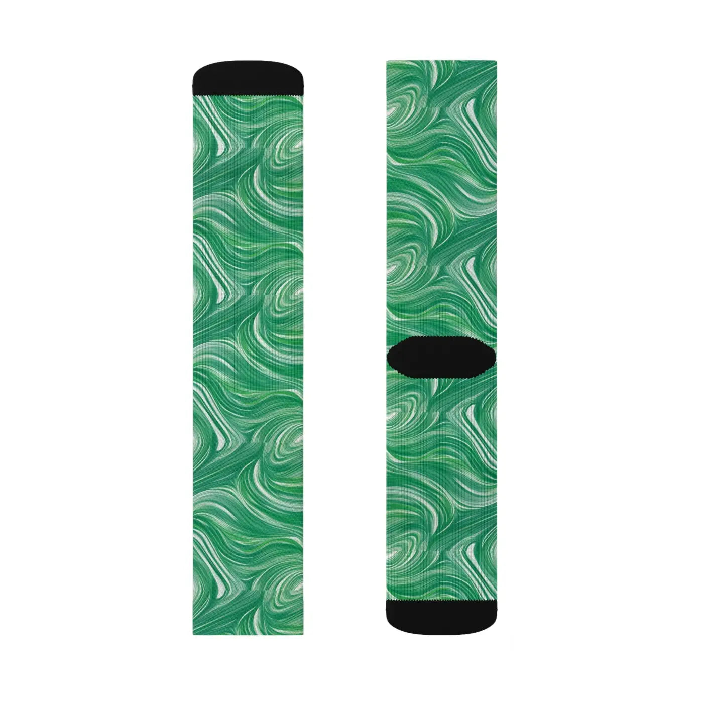 Wavy Abstract Pattern Socks - Bold Statement Style - DipaliZ