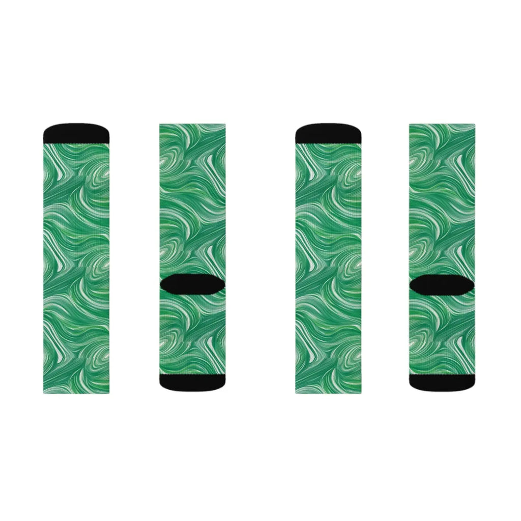 Wavy Abstract Pattern Socks - Bold Statement Style - DipaliZ