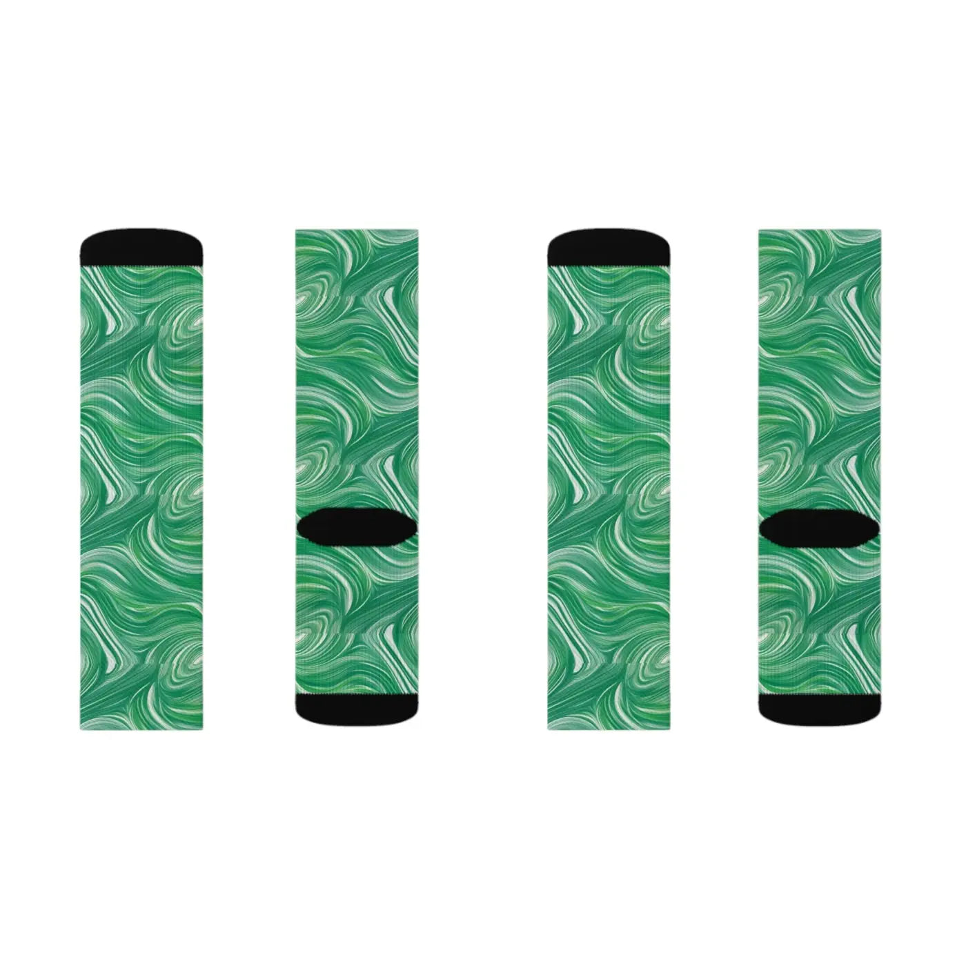 Wavy Abstract Pattern Socks - Bold Statement Style - DipaliZ
