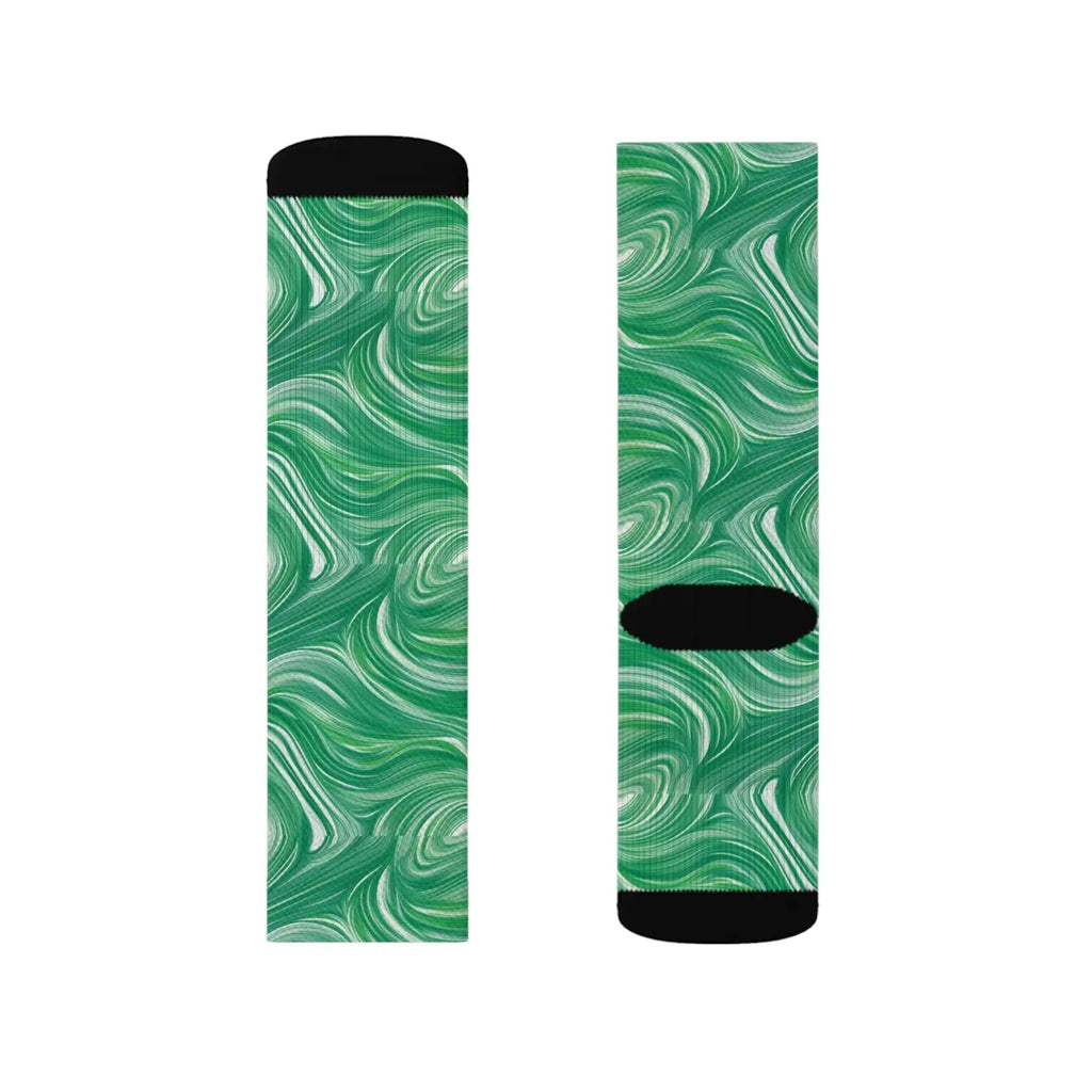 Wavy Abstract Pattern Socks - Bold Statement Style - DipaliZ