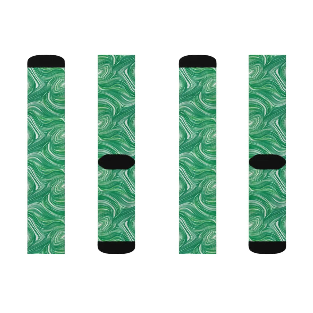 Wavy Abstract Pattern Socks - Bold Statement Style - DipaliZ