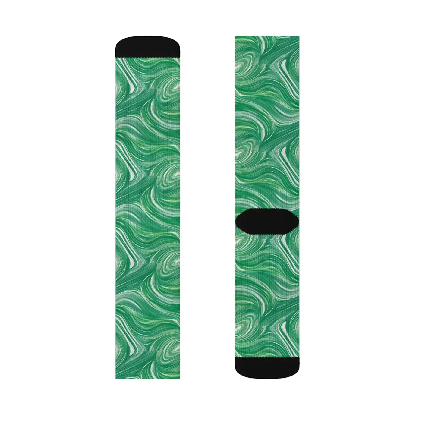 Wavy Abstract Pattern Socks - Bold Statement Style - DipaliZ