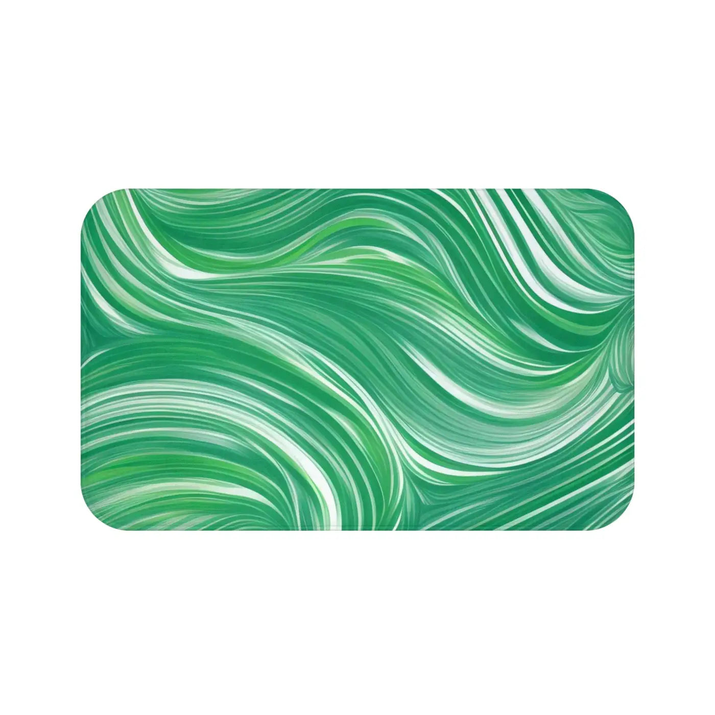 Wavy Pattern Bath Mat - Pre Constructed Soft Design - DipaliZ
