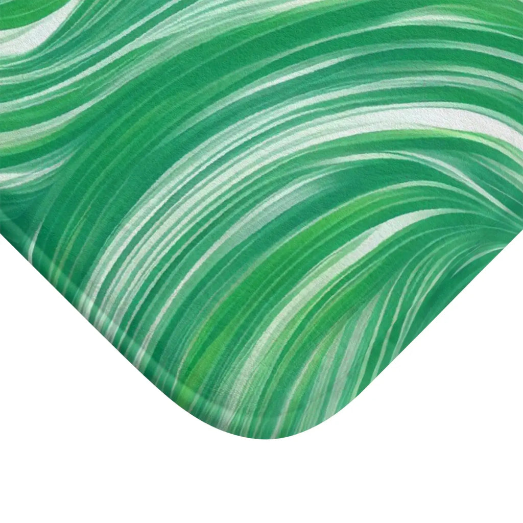 Wavy Pattern Bath Mat - Pre Constructed Soft Design - DipaliZ
