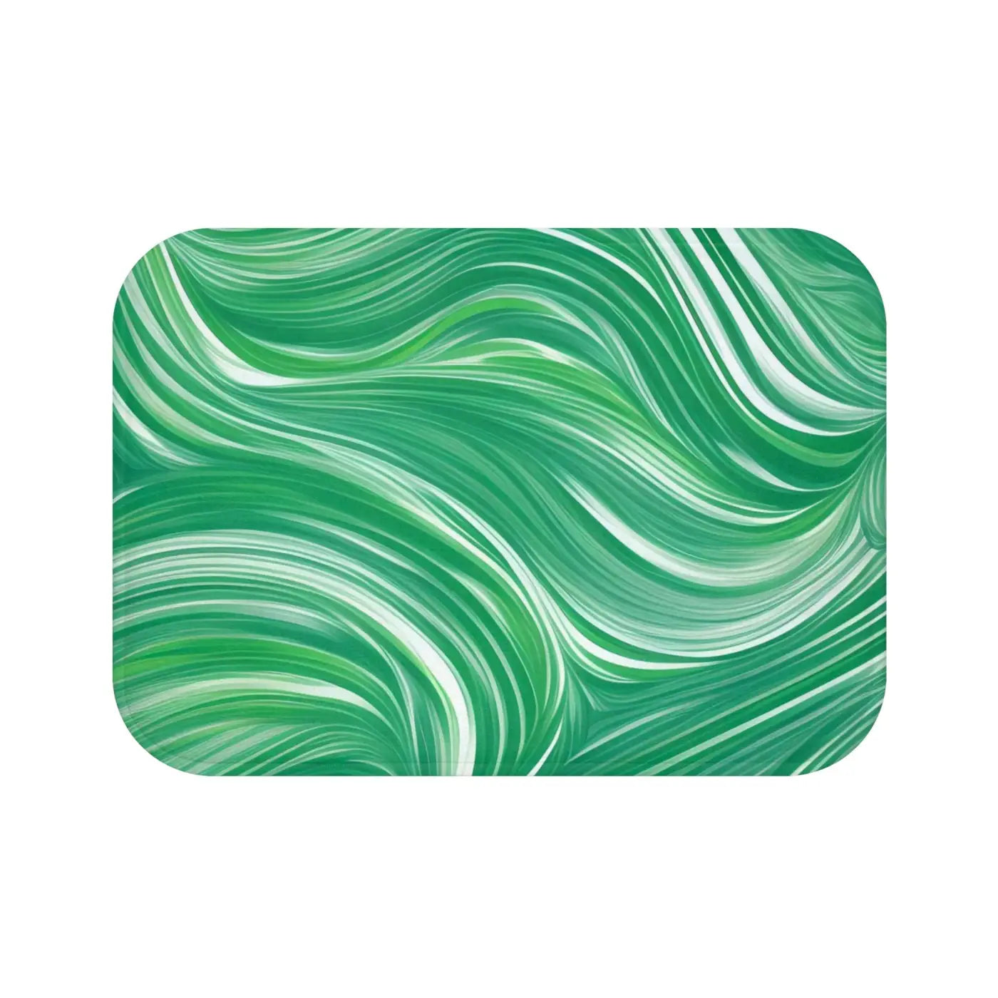 Wavy Pattern Bath Mat - Pre Constructed Soft Design - DipaliZ