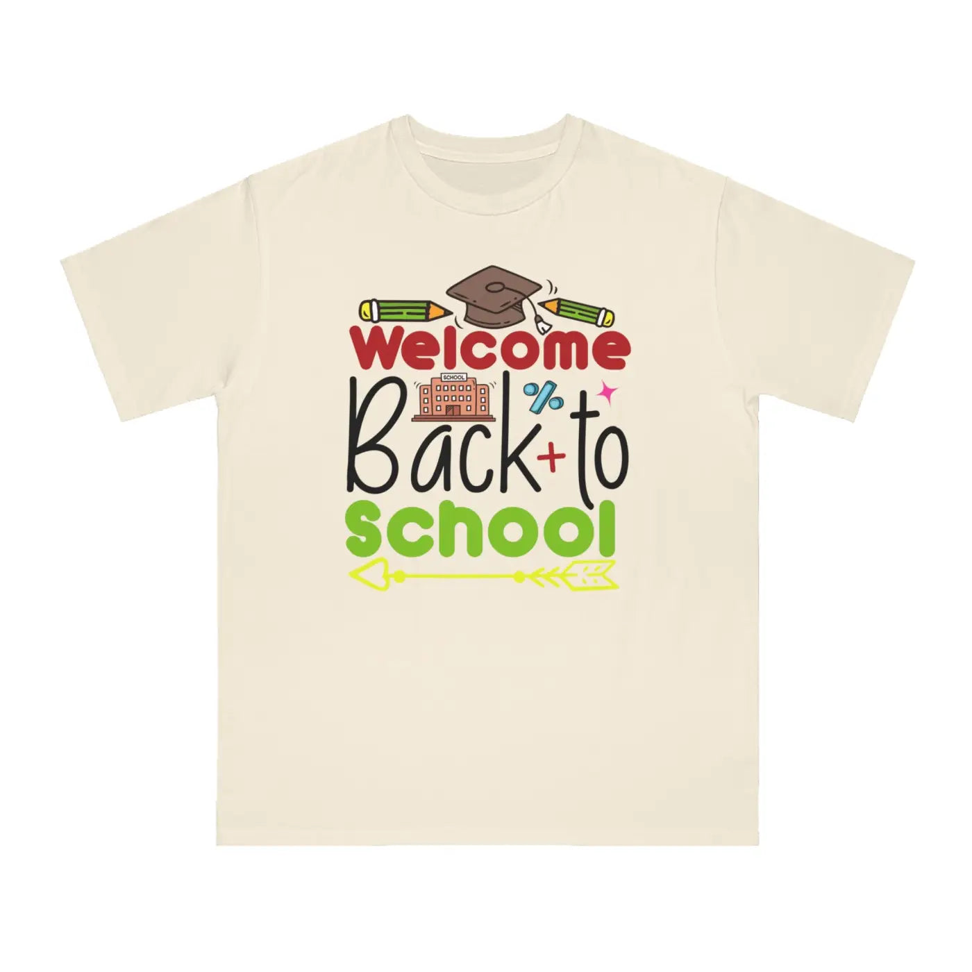 Organic Unisex Classic T Shirt - Campus Ready Comfort - DipaliZ