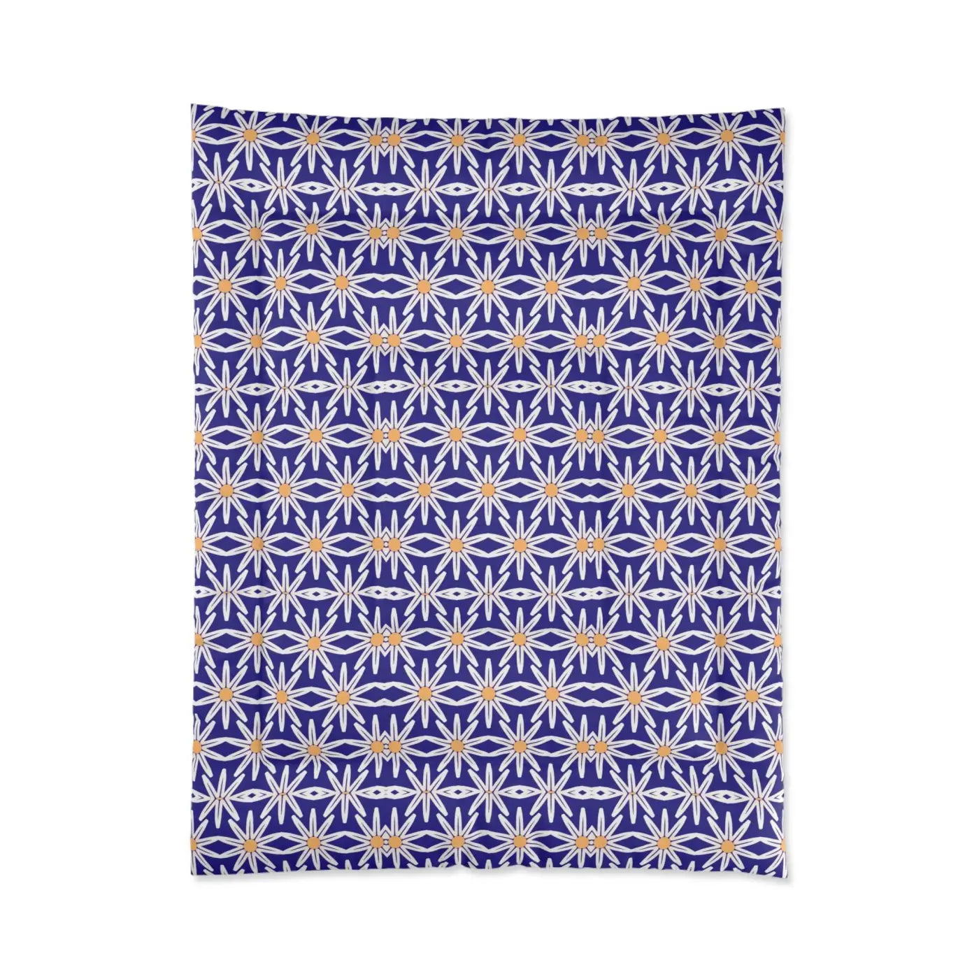 White Flowers Comforter - Cozy Eco-Friendly Gifts - DipaliZ