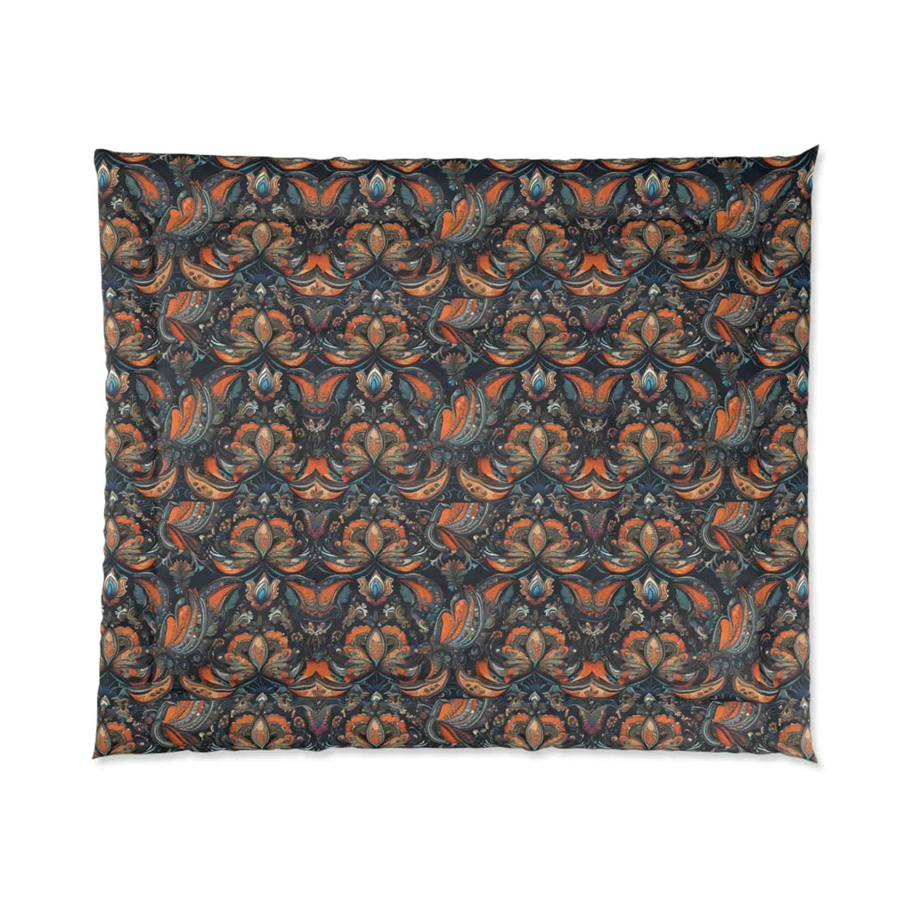 Paisley Pattern Polyester Comforter - Vibrant Bedroom Style - DipaliZ