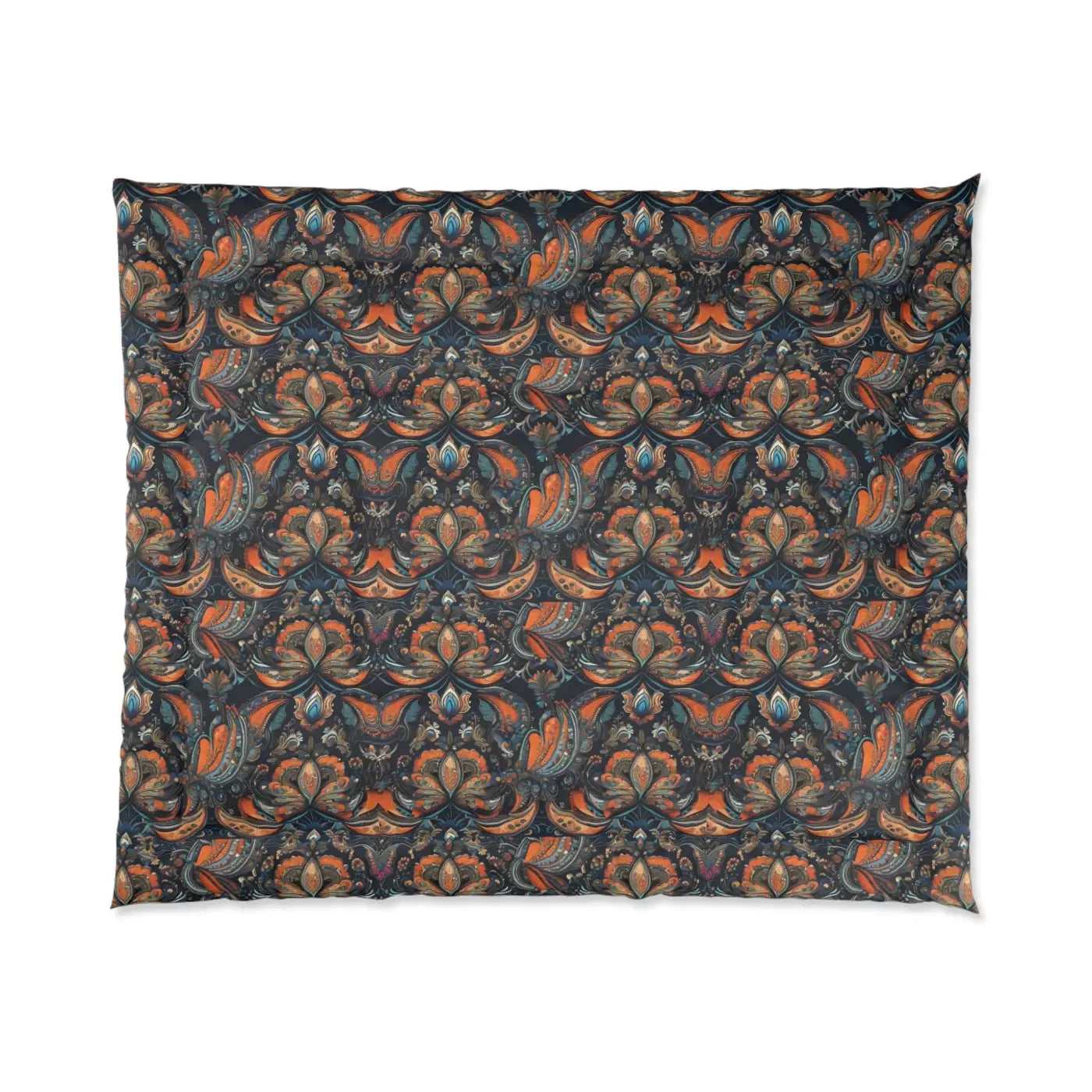 Paisley Pattern Polyester Comforter - Vibrant Bedroom Style - DipaliZ