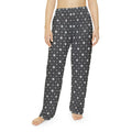 Women's Pajama Pants - White Swirls Comfort Sleepwear - DipaliZ