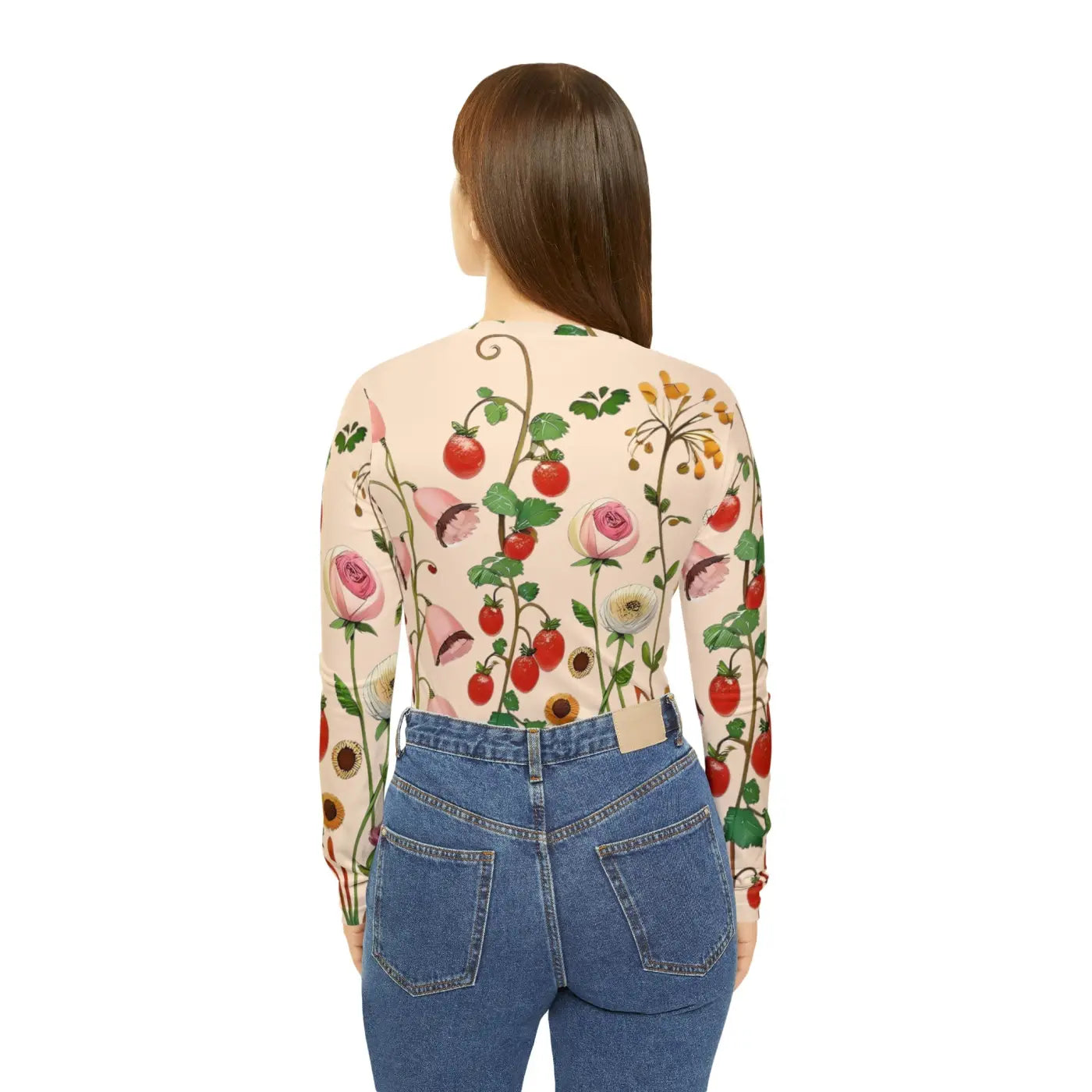 Wild Flowers Long Sleeve Tee - Nature Inspired - DipaliZ