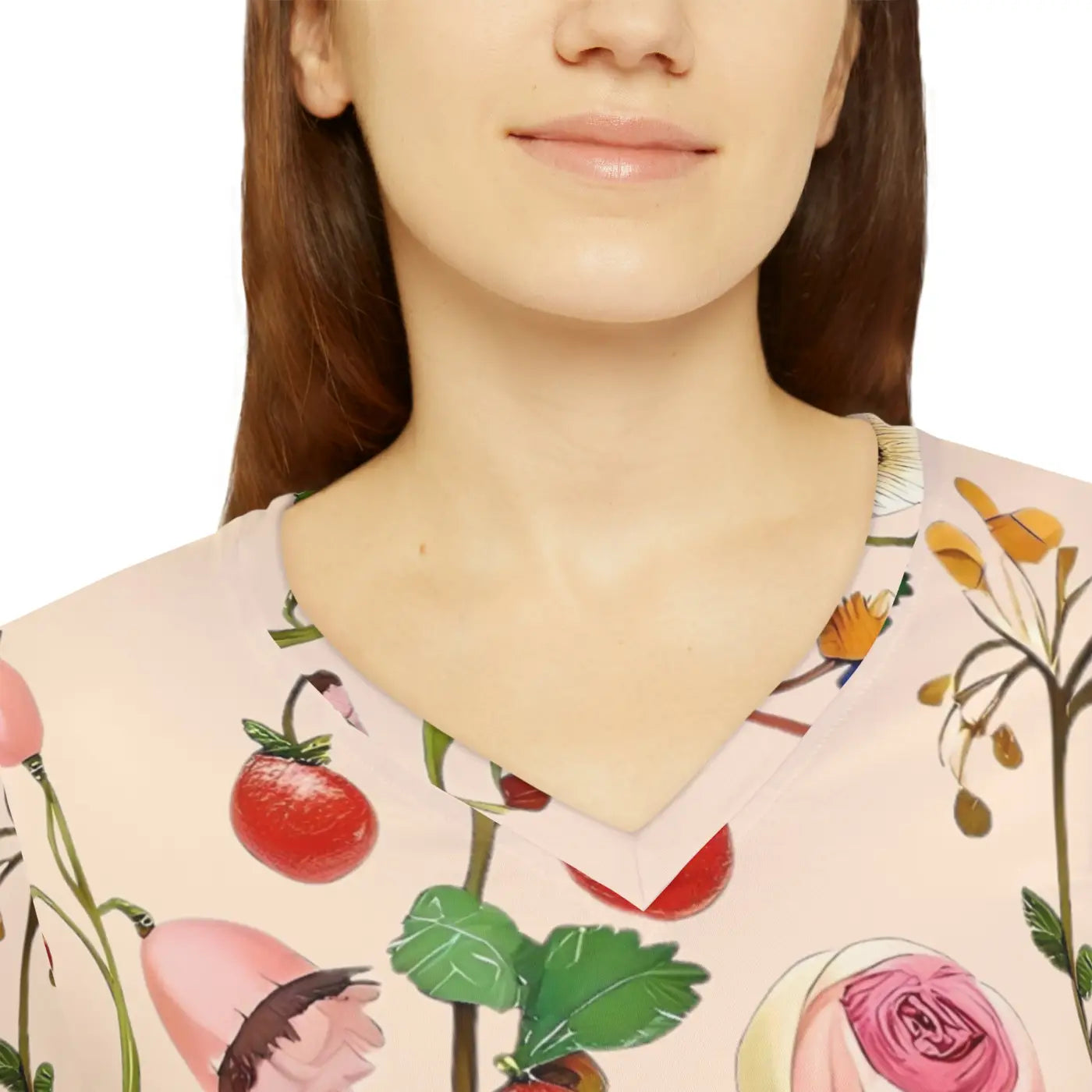 Wild Flowers Long Sleeve Tee - Nature Inspired - DipaliZ