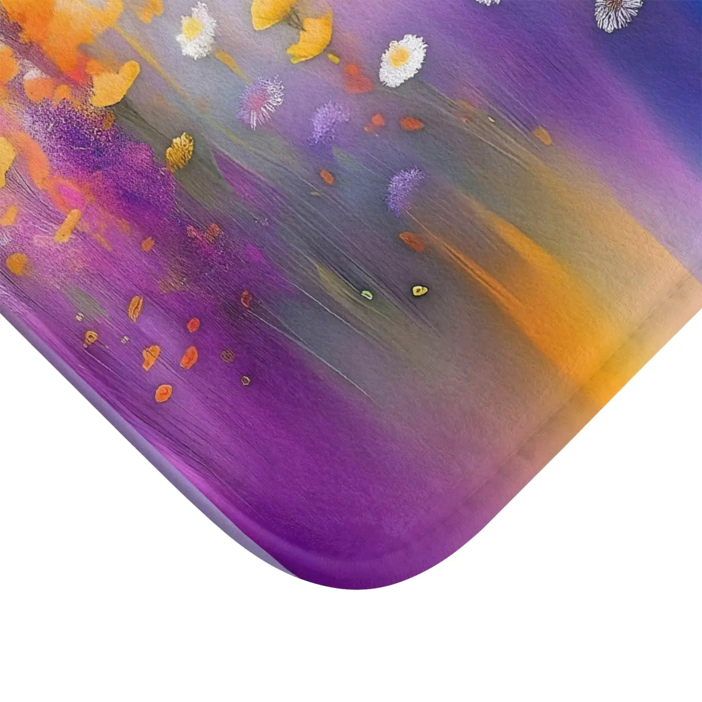 Wild Flowers Microfiber Bath Mat - Luxury Comfort - DipaliZ