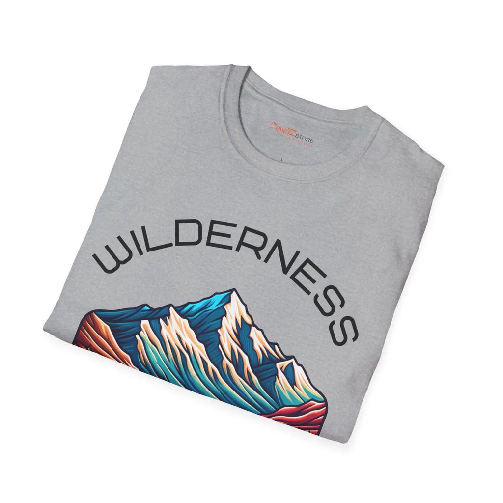 Wilderness Traveler Unisex Softstyle T-Shirt - Adventure Ready - DipaliZ