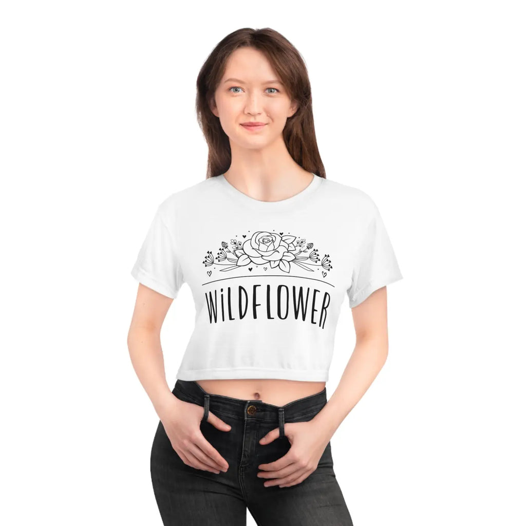Wildflower AOP Crop Tee - Everyday Style Adventure - DipaliZ