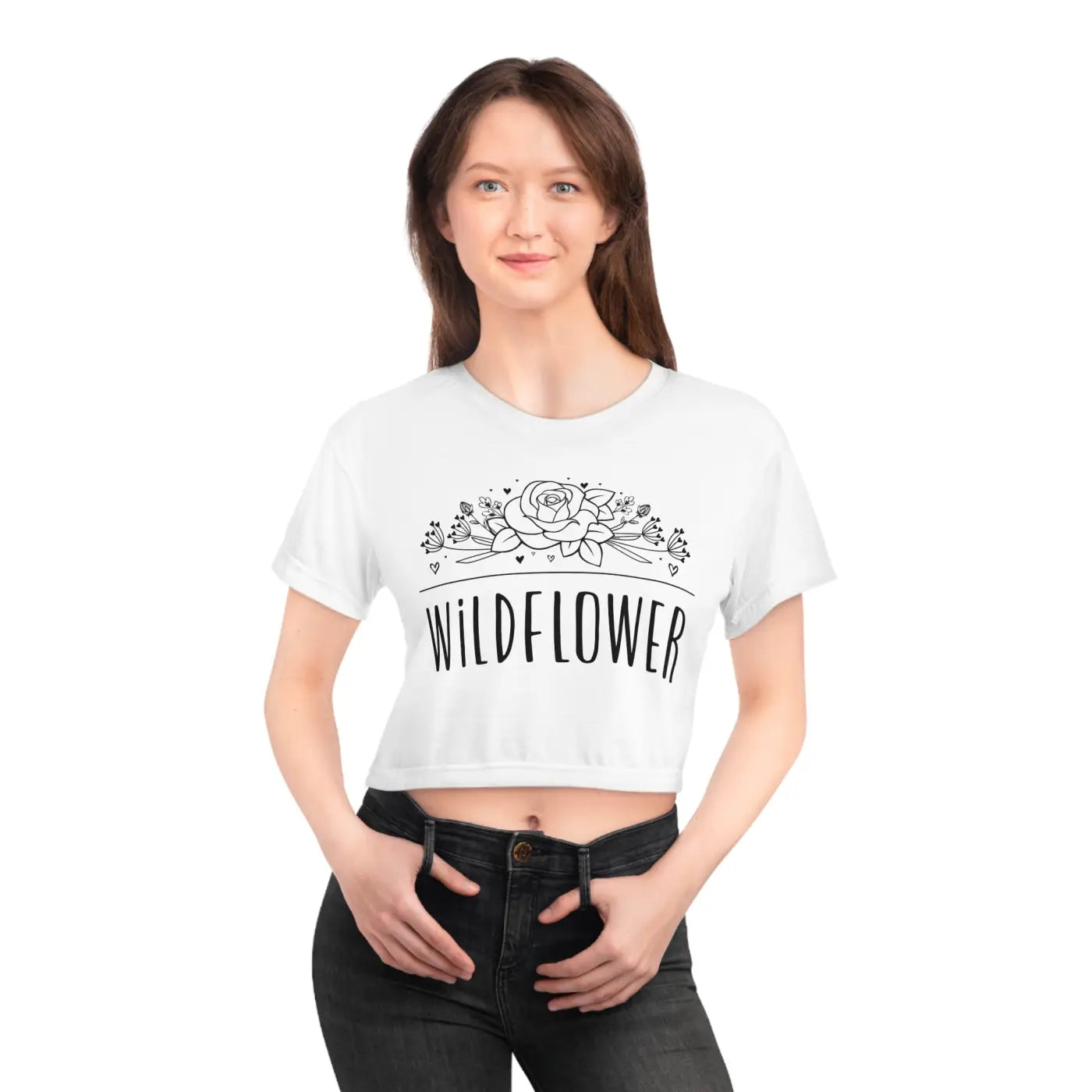 Wildflower AOP Crop Tee - Everyday Style Adventure - DipaliZ