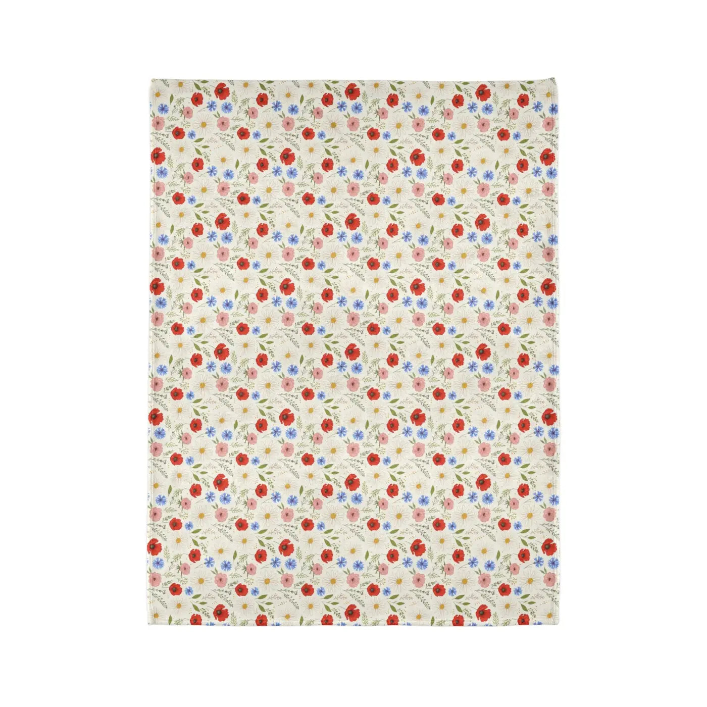 Soft Polyester Blanket - Wildflowers Pattern Minky - DipaliZ