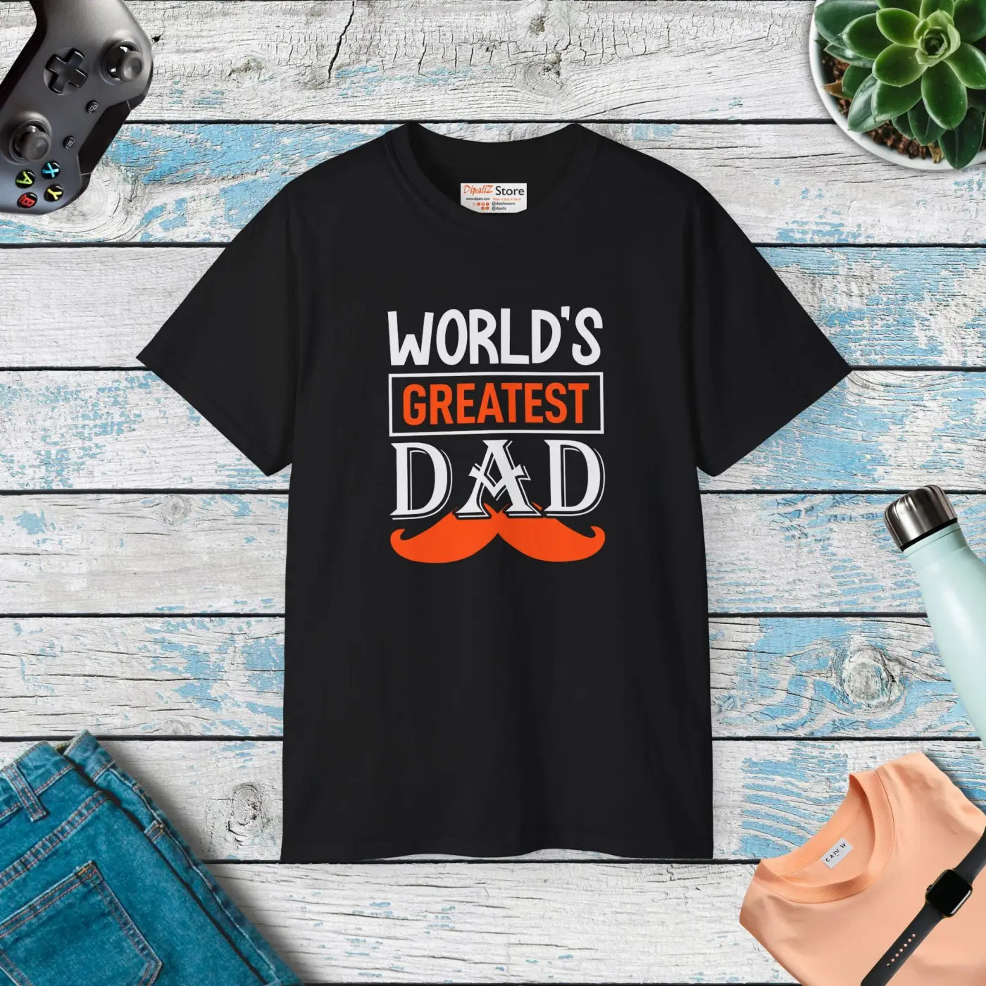 World's Greatest Dad Tee - Ultra Cotton Father's Day - DipaliZ