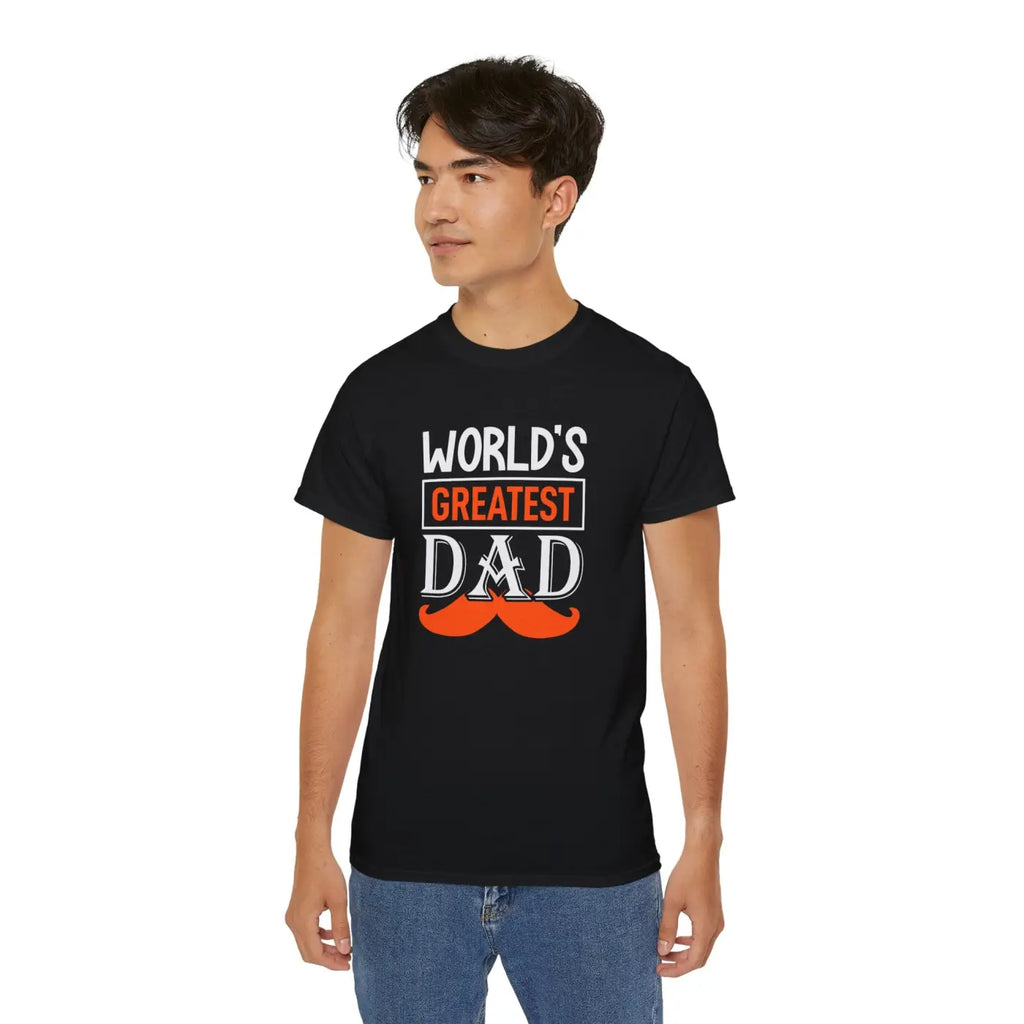 World's Greatest Dad Tee - Ultra Cotton Father's Day - DipaliZ