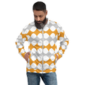 Unisex Bomber Jacket - Yellow Pattern Bold Style - DipaliZ