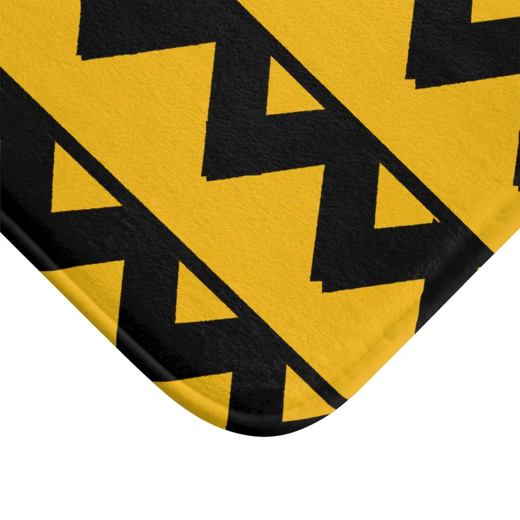 Bath Mat - Zigzag Pattern Eco-Friendly Home Accent - DipaliZ