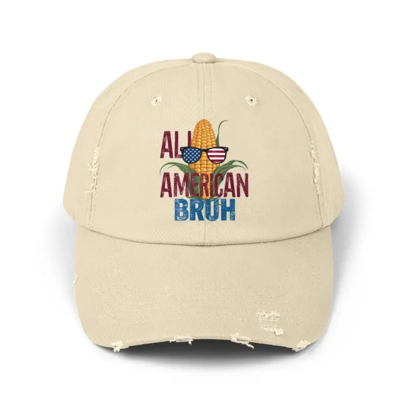 Distressed Delights Hat - Premium Cotton Twill Urban Style - DipaliZ