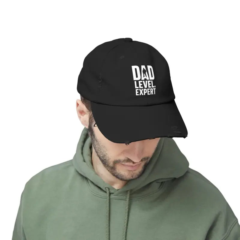 Distressed Hats - Dad Level Expert Hat for Father's Day - DipaliZ