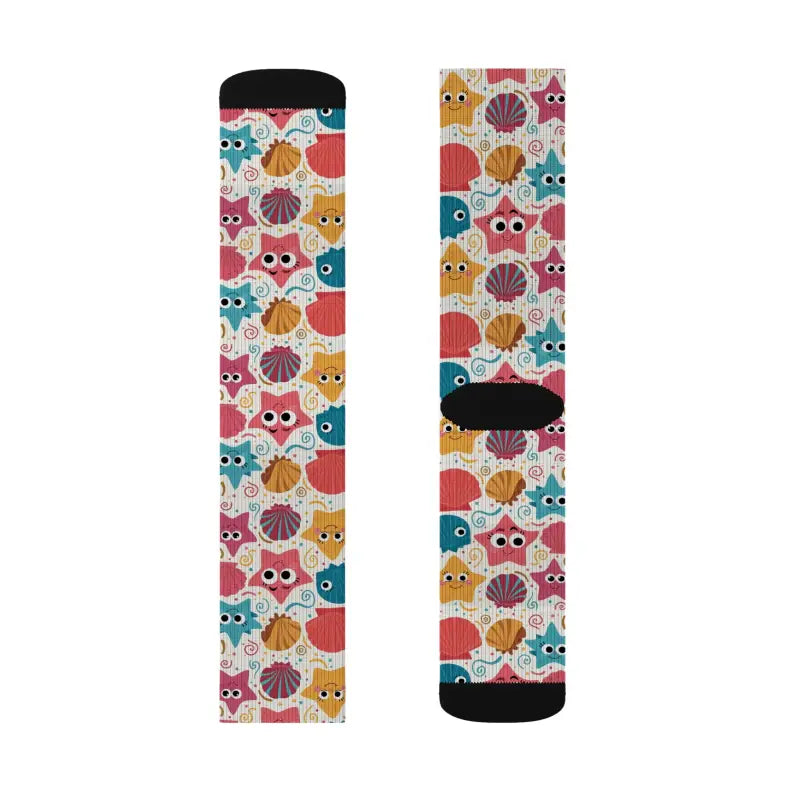 Starfishes and Sea Shells Socks - Eco-Friendly Gifts - DipaliZ