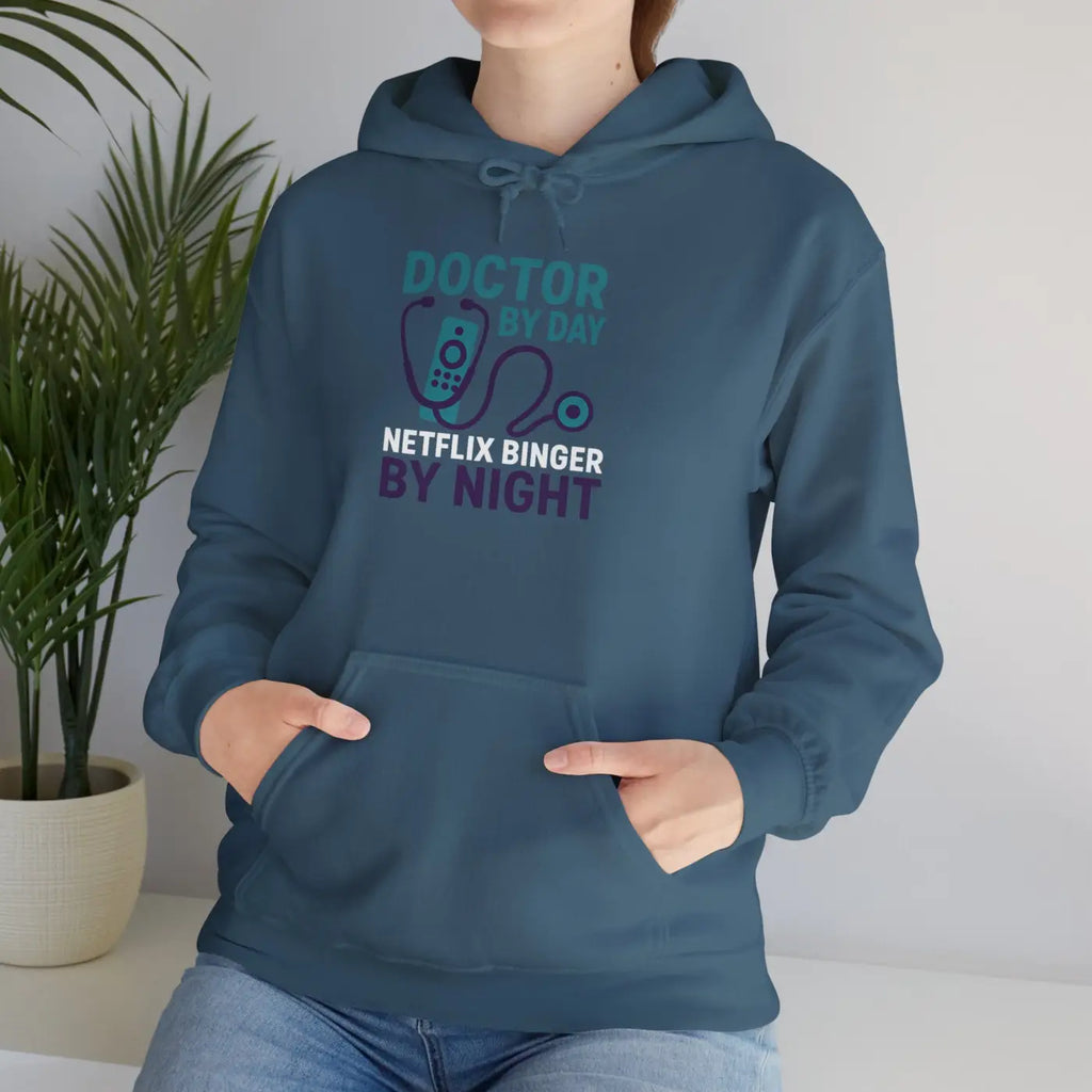 CloudSoft Night Hooded Sweatshirt - Cozy Warmth - DipaliZ