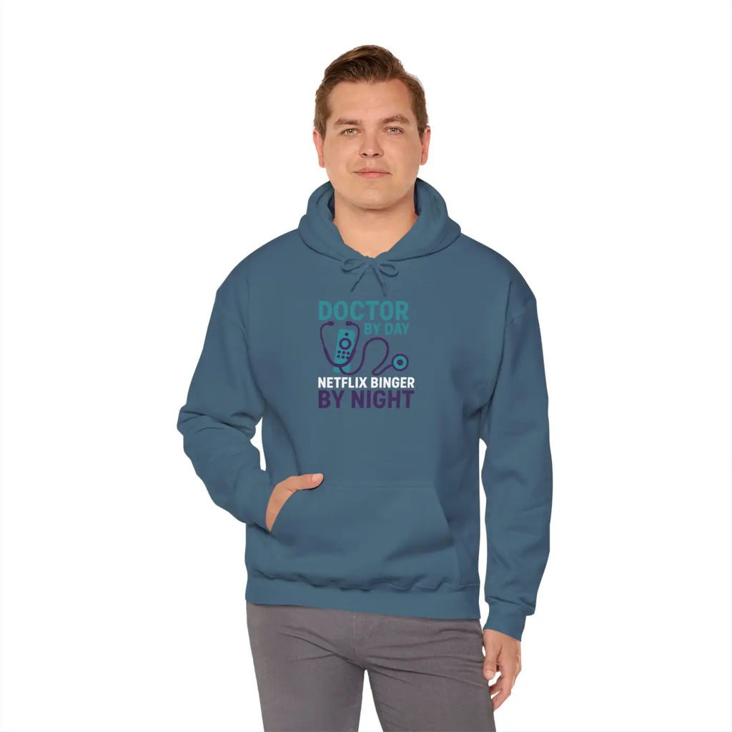CloudSoft Night Hooded Sweatshirt - Cozy Warmth - DipaliZ