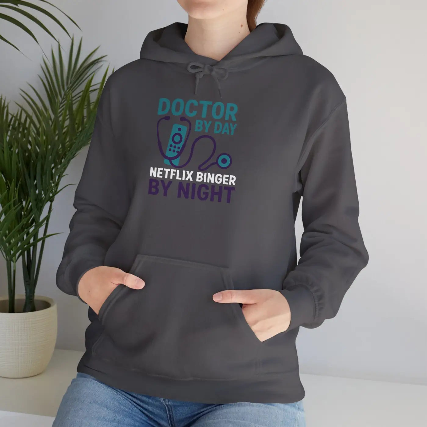 CloudSoft Night Hooded Sweatshirt - Cozy Warmth - DipaliZ