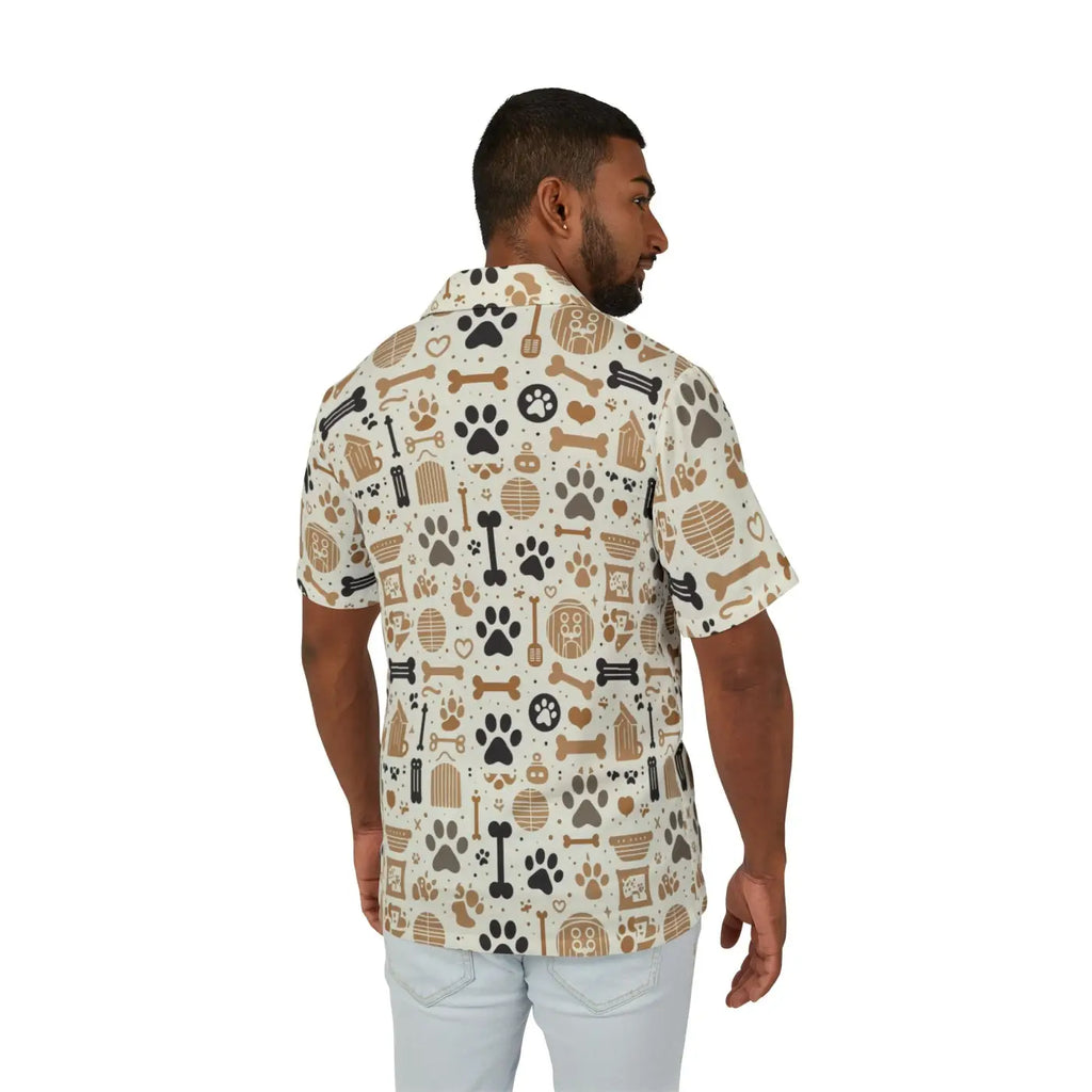 Dog Lover's Hawaiian Camp Shirt - Bold Summer Style - DipaliZ
