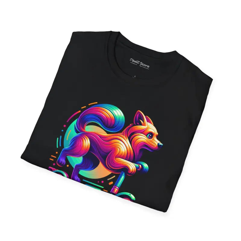 Dog Scooter Tee - Casual Comfort Ring-Spun Cotton - DipaliZ