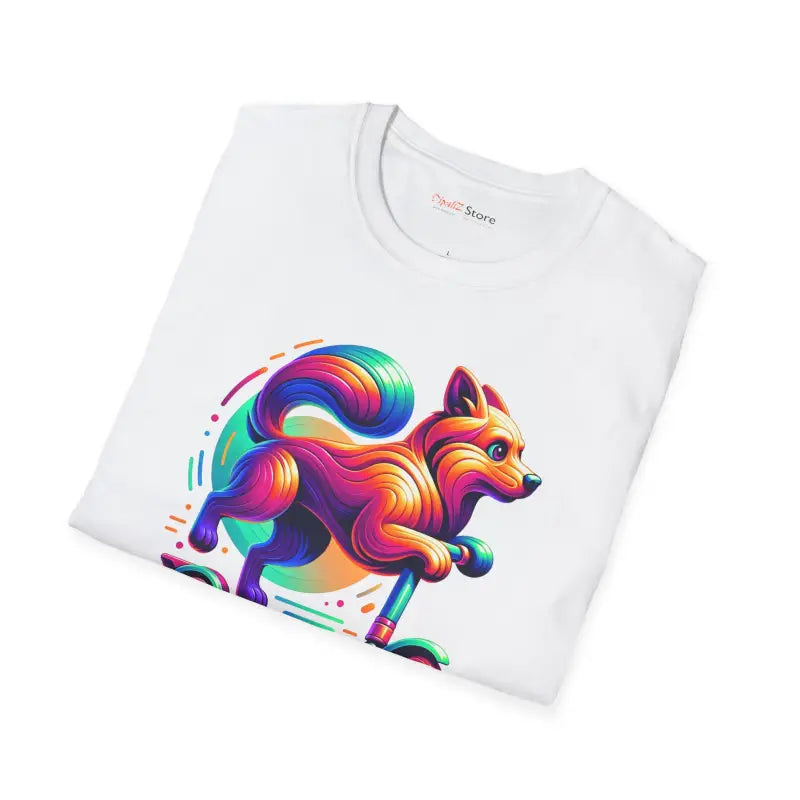 Dog Scooter Tee - Casual Comfort Ring-Spun Cotton - DipaliZ