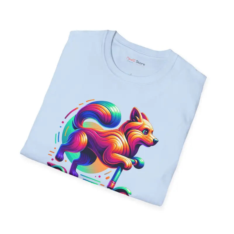 Dog Scooter Tee - Casual Comfort Ring-Spun Cotton - DipaliZ