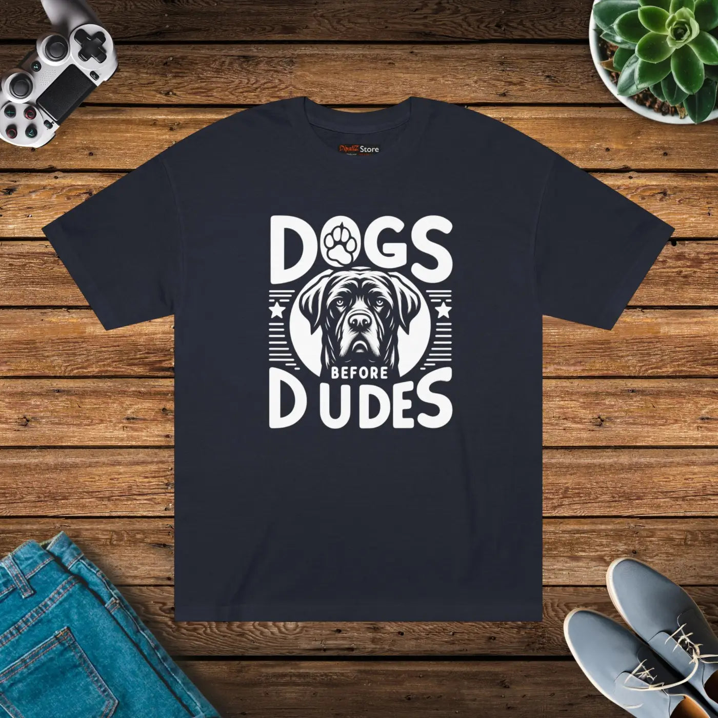 Dogs Before Dudes Unisex Classic Tee - Statement Piece - DipaliZ