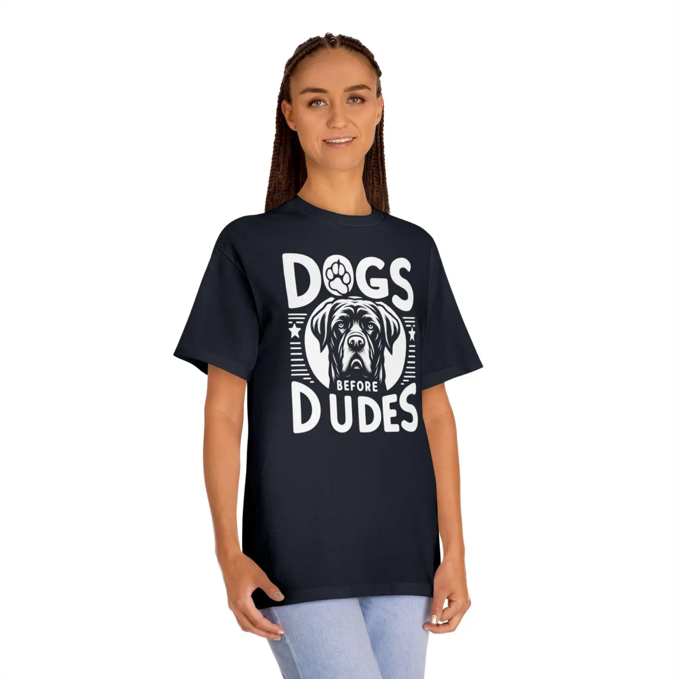 Dogs Before Dudes Unisex Classic Tee - Statement Piece - DipaliZ