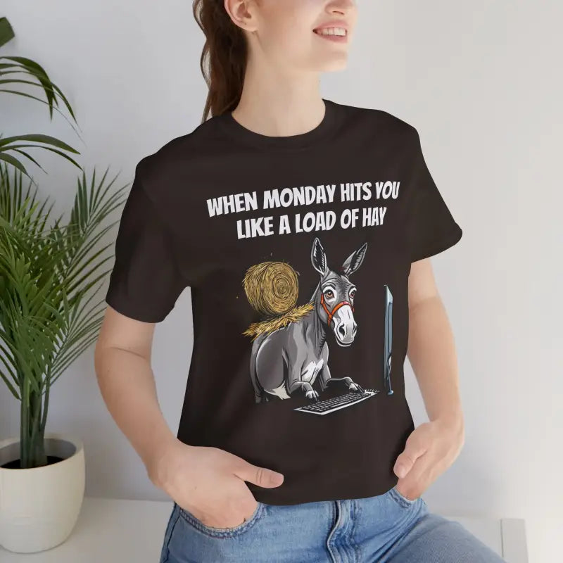 Monday Humor Short Sleeve Tee - Unisex Jersey Fit - DipaliZ