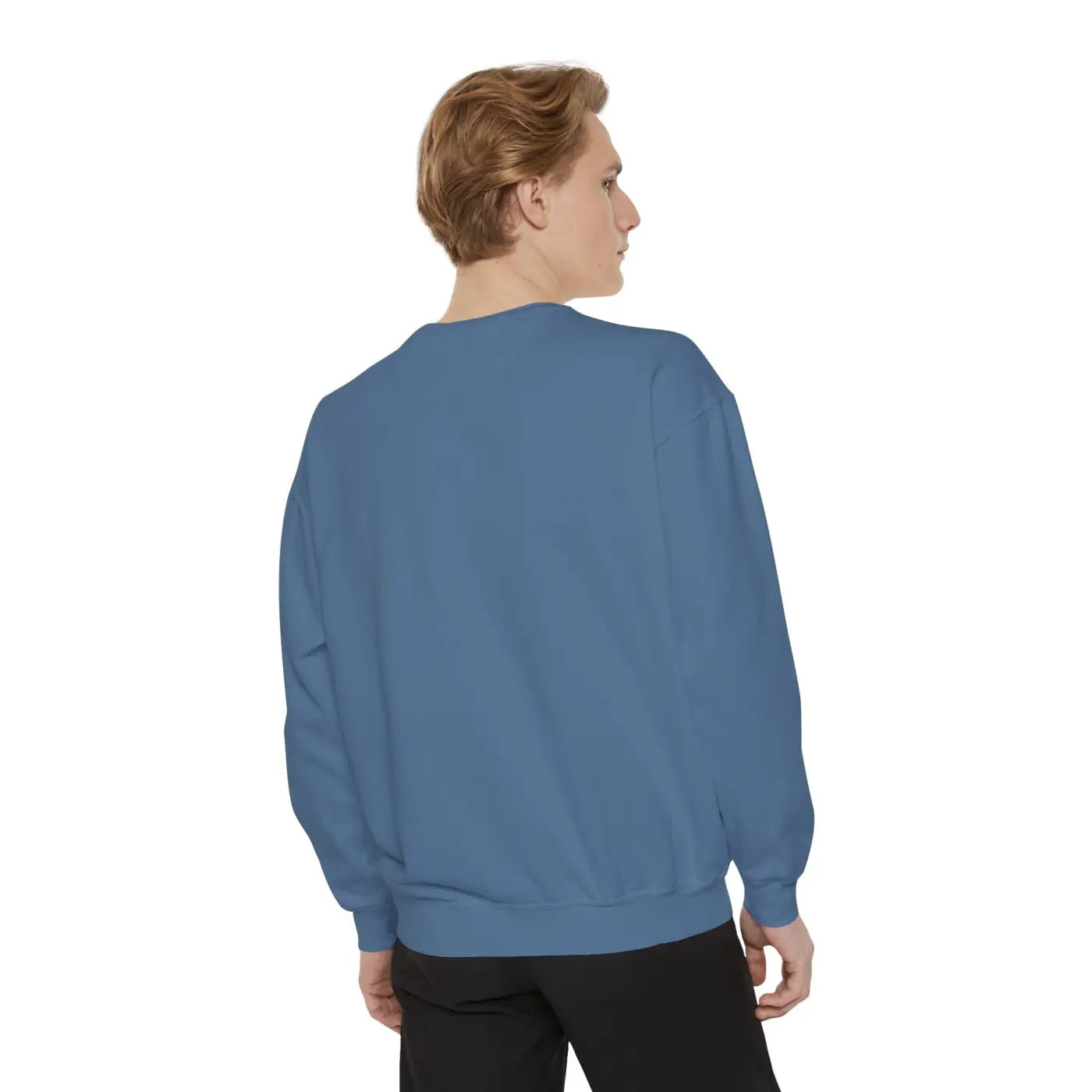 Lux Comfort Unisex Garment-Dyed Sweatshirt - Color-Blast Fleece - DipaliZ