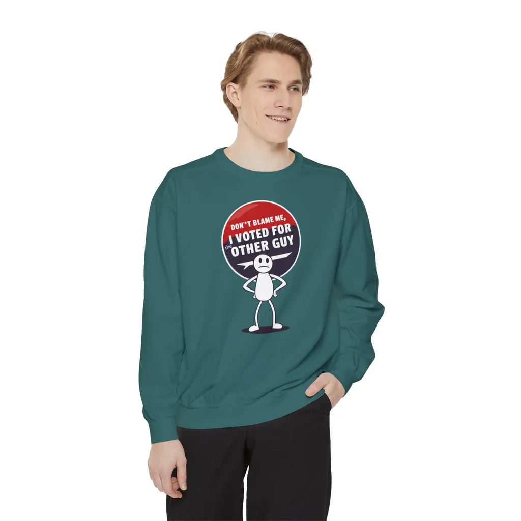 Lux Comfort Unisex Garment-Dyed Sweatshirt - Color-Blast Fleece - DipaliZ