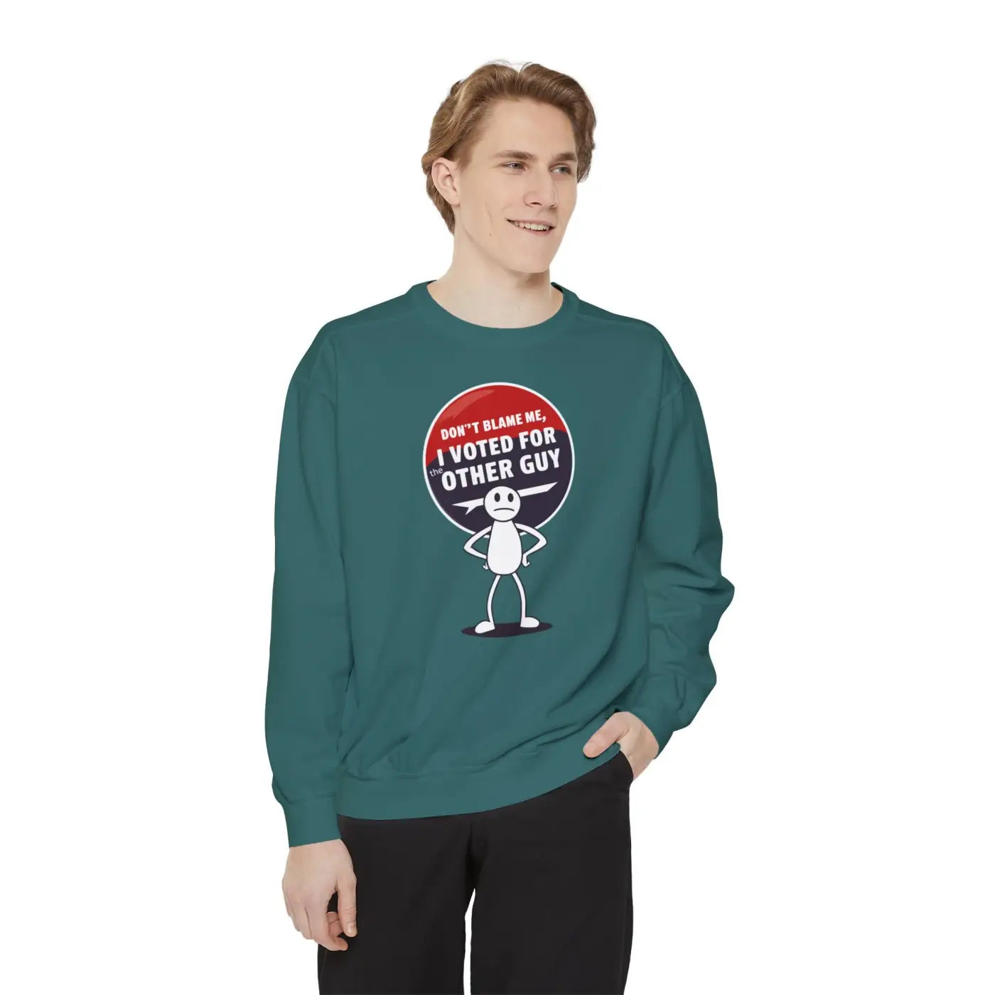 Lux Comfort Unisex Garment-Dyed Sweatshirt - Color-Blast Fleece - DipaliZ