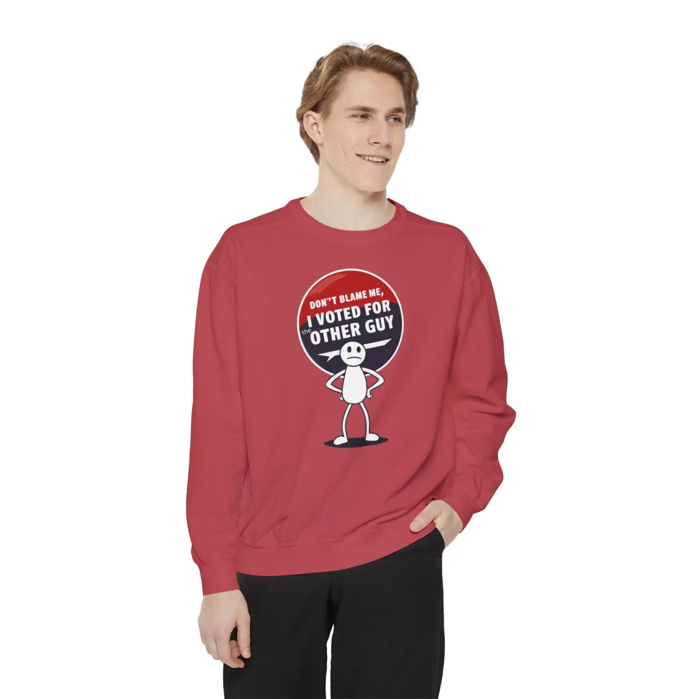 Lux Comfort Unisex Garment-Dyed Sweatshirt - Color-Blast Fleece - DipaliZ